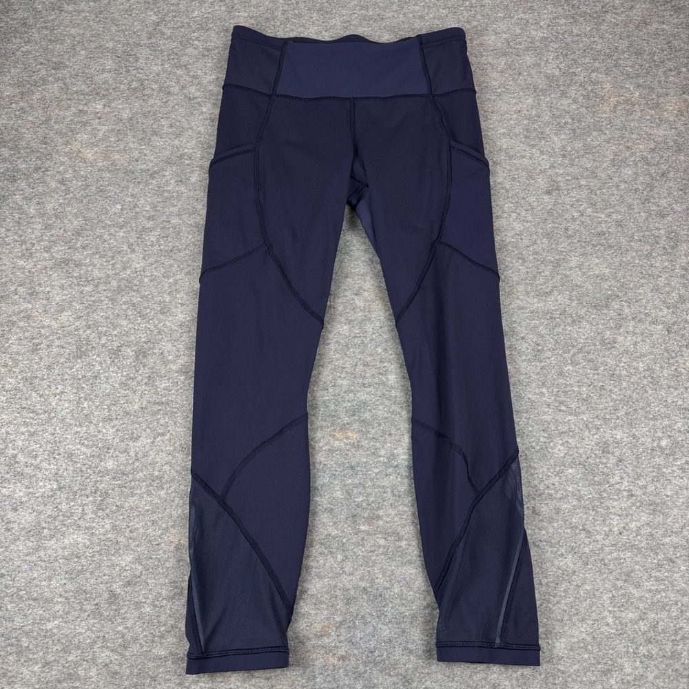 Lululemon Outrun Tight 26" Full On Luxtreme‎ W5LJ7S Deep Indigo Womens 8